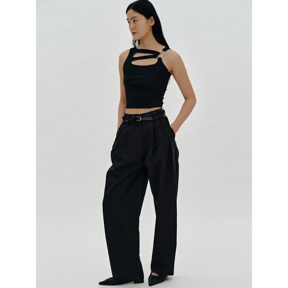 Source Unknown Interlock Cut-Out Tank - S/M - Black - Picture 2 of 4